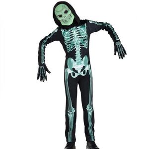NWT Glow In The Dark Skeleton Costume